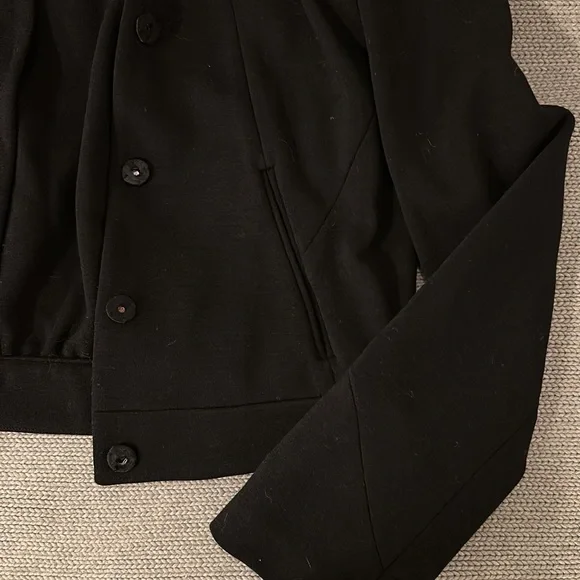 Cropped Black Diane von Furstenberg Jacket - Picture 2 of 3